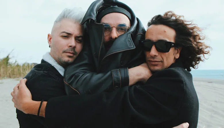 I tre membri dei Dissidio in ordine da sinistra: Valentino, Michelangelo e Francesco.